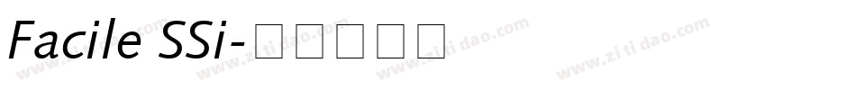 Facile SSi字体转换